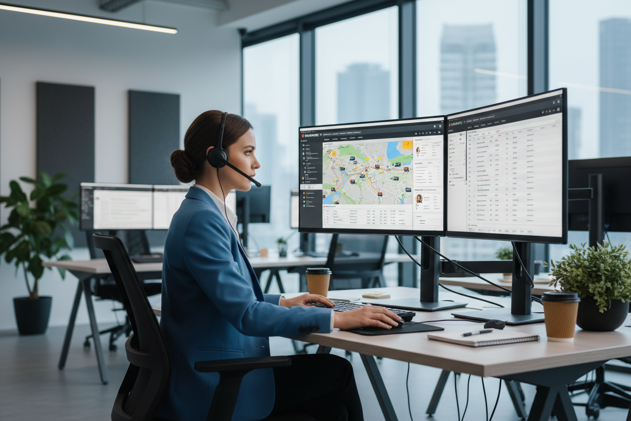 Dispatcher at Computer - Echo Hauling Services LLC